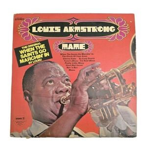 LOUIS ARMSTRONG mame 1965 Vinyl LP Pickwick WHEN THE SAINTS GO MARCHING IN